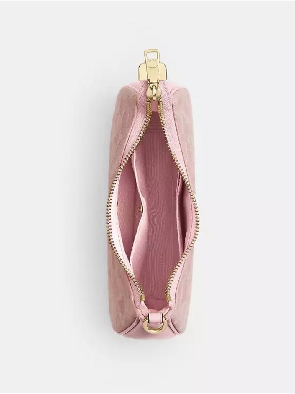 Coach Teri Mini Bag In Light Pink Signature Denim NWT - Picture 5 of 11
